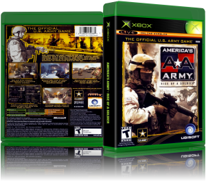 America's Army - Rise Of A Soldier (USA)3D Boxes Back Front